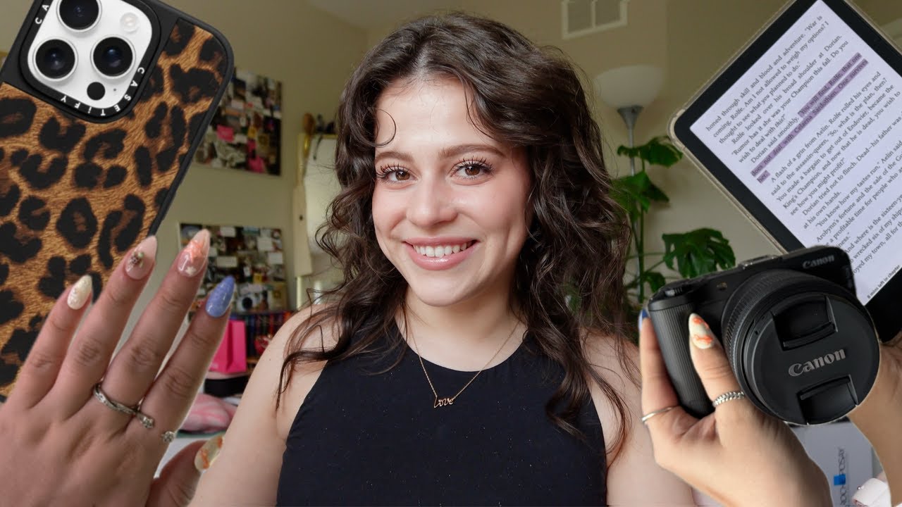 LOST VLOG: days in my life, doing my nails, reading, & preparing to move✨