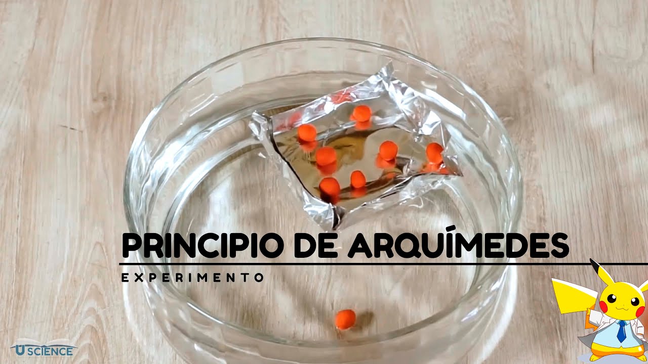 Principio de Arquímedes - Experimento