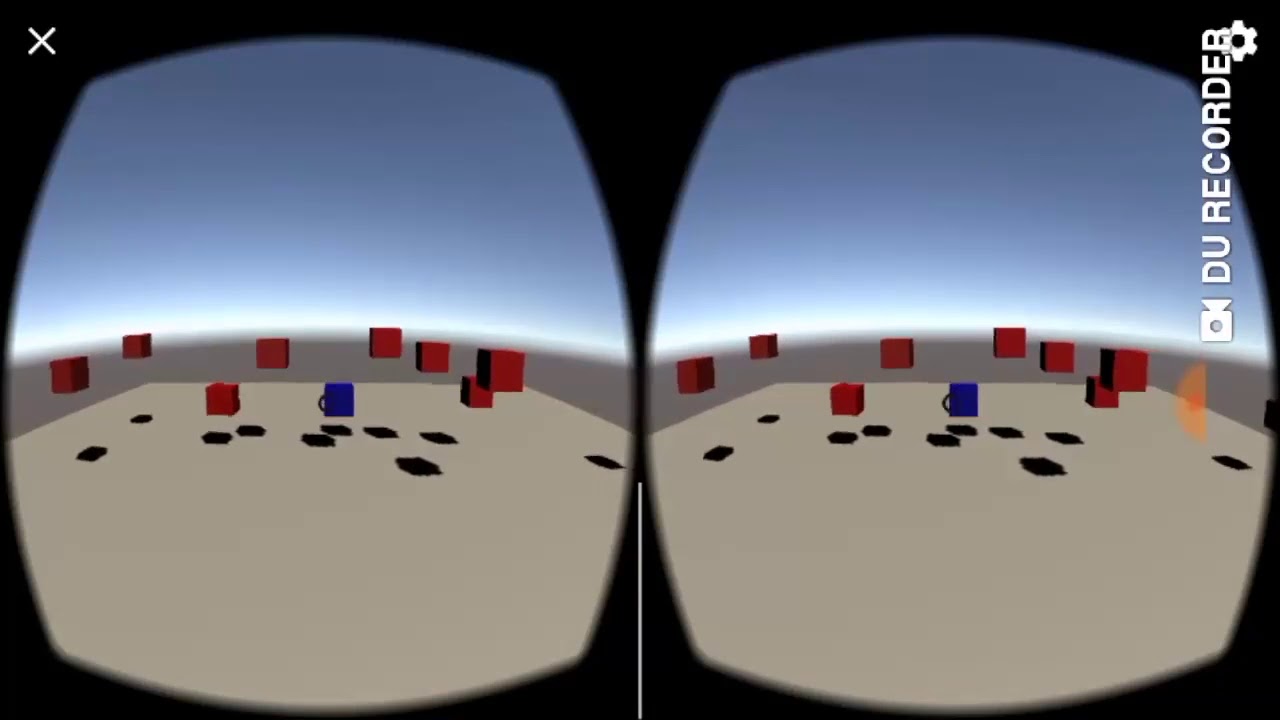 Google VR - Gaze Input (GVR) interaction (Demo)