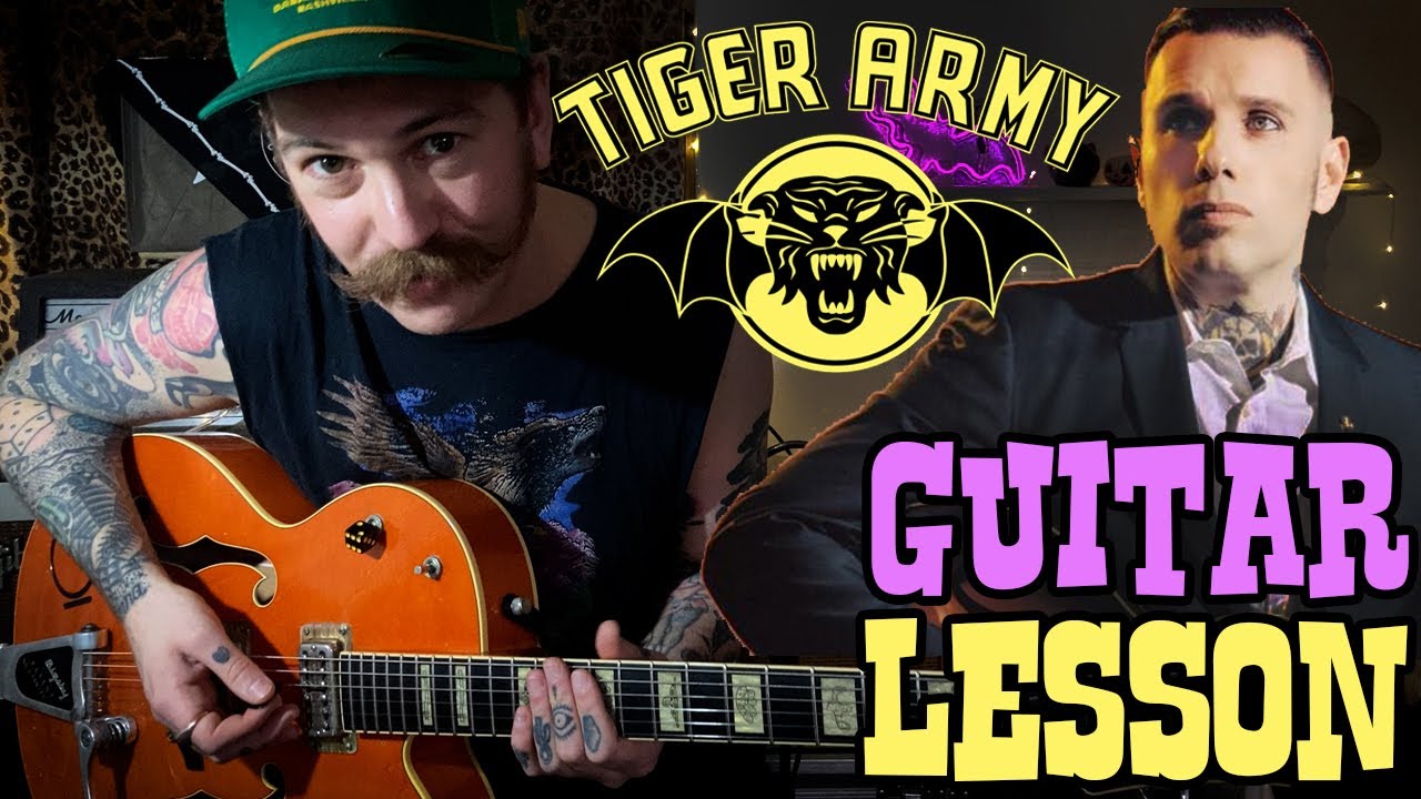 Урок игры на гитаре в стиле сайкобилли — Tiger Army — Cupid's Victim — Рокабилли — Панк-аккорды и...