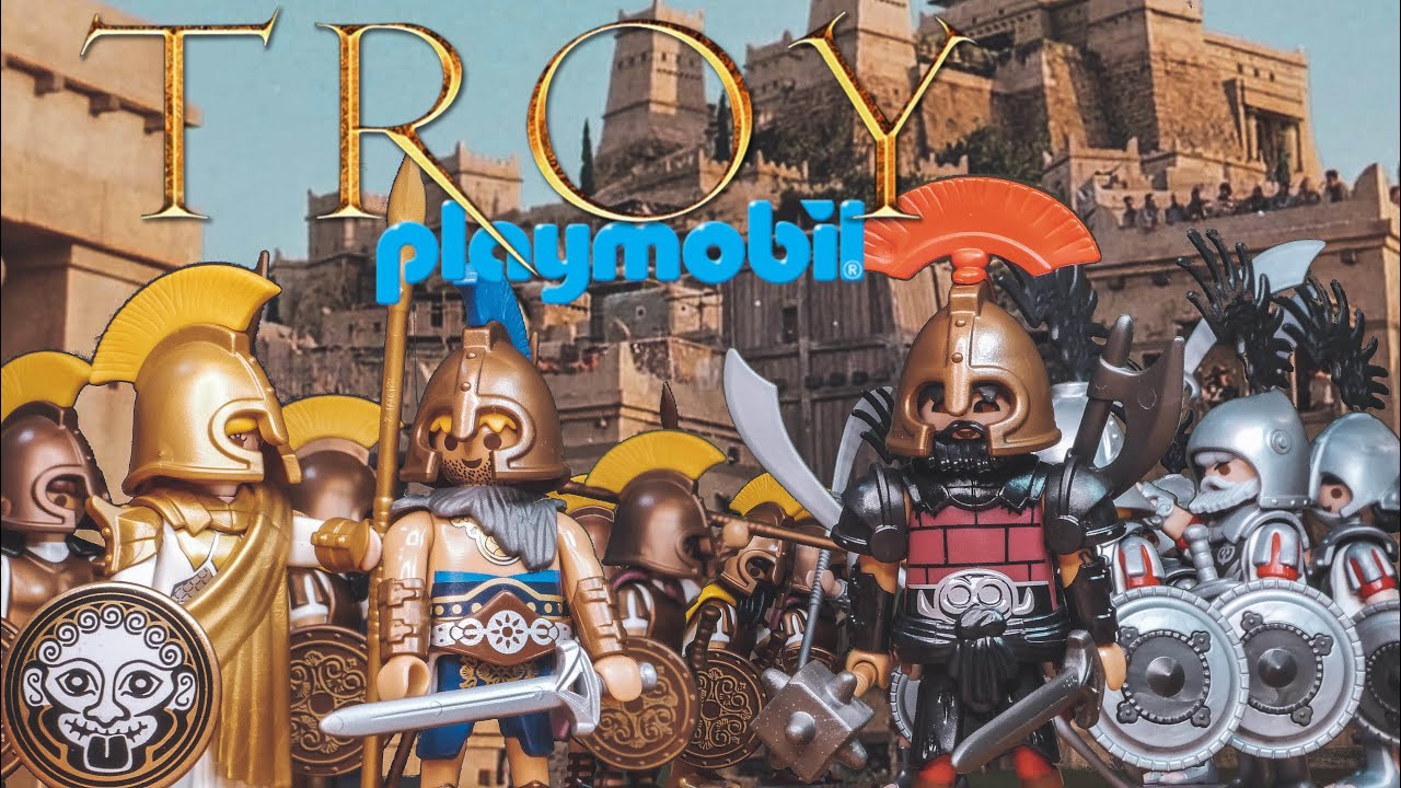 Playmobil History - God of War Ares vs Diomedes (Troy Battle)