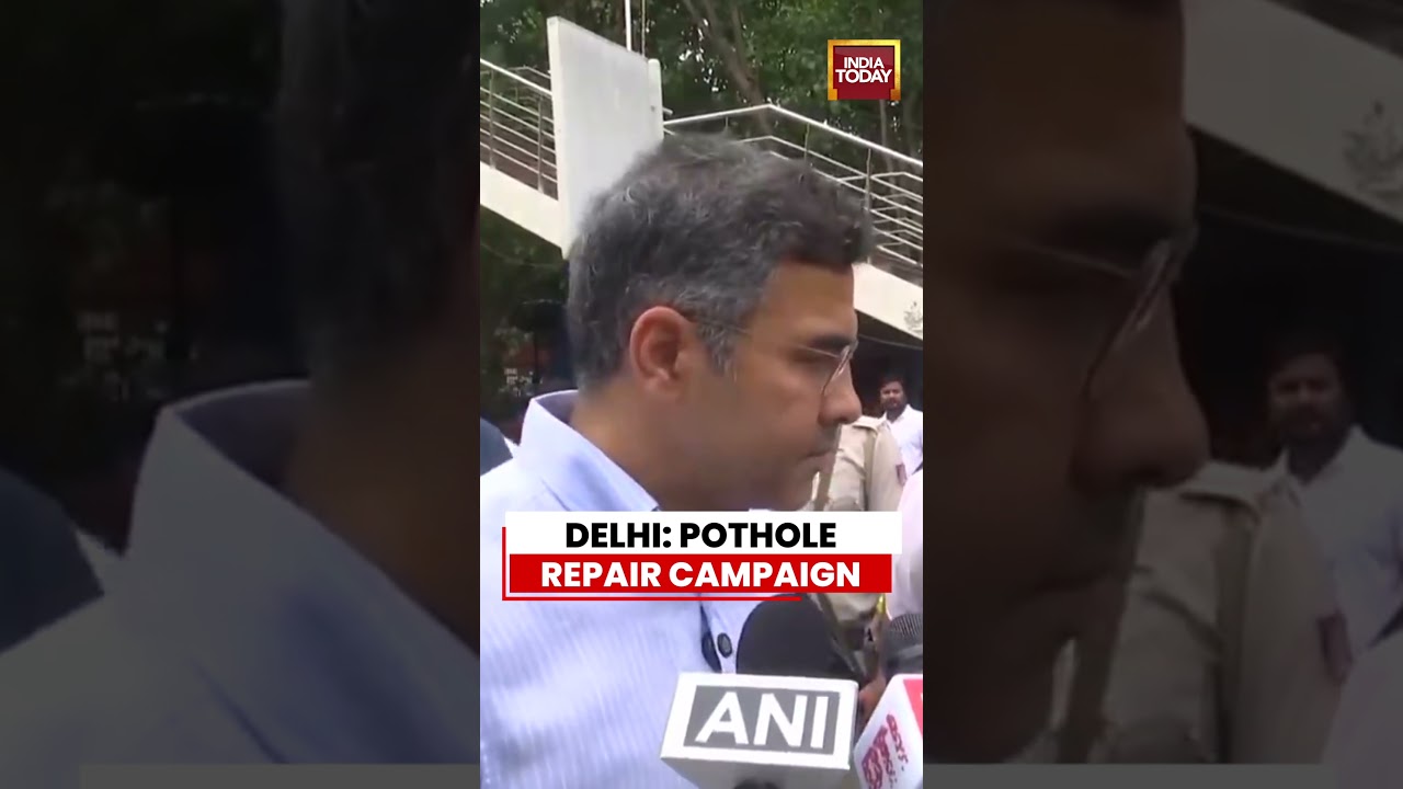 Delhi Launches Special Pothole Repair Drive Ahead of Monsoon; Minister Parvesh Verma Inspects Work