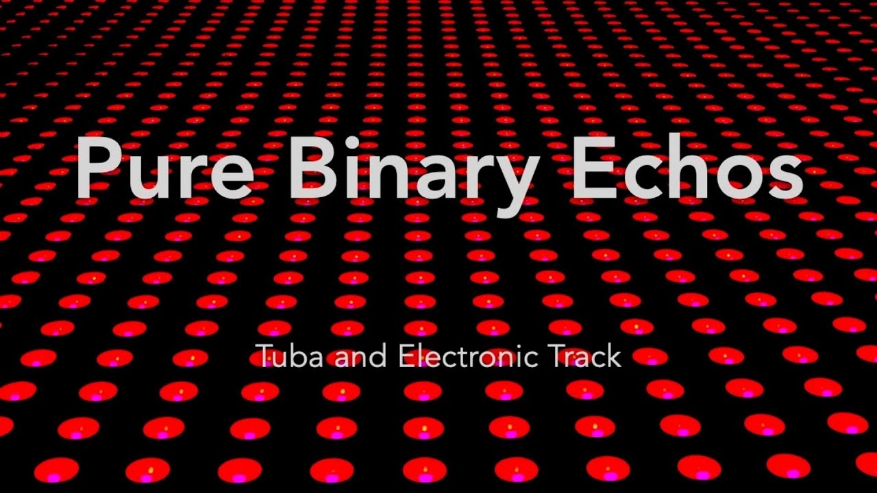 Pure Binary Echos for Solo Tuba and Electronic Track