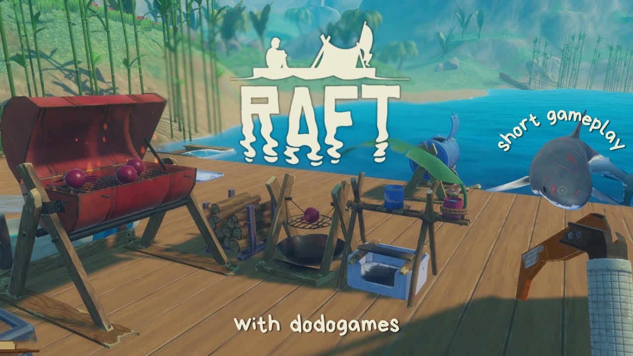 Raft Relaxing Gameplay and Music (No Commentary)