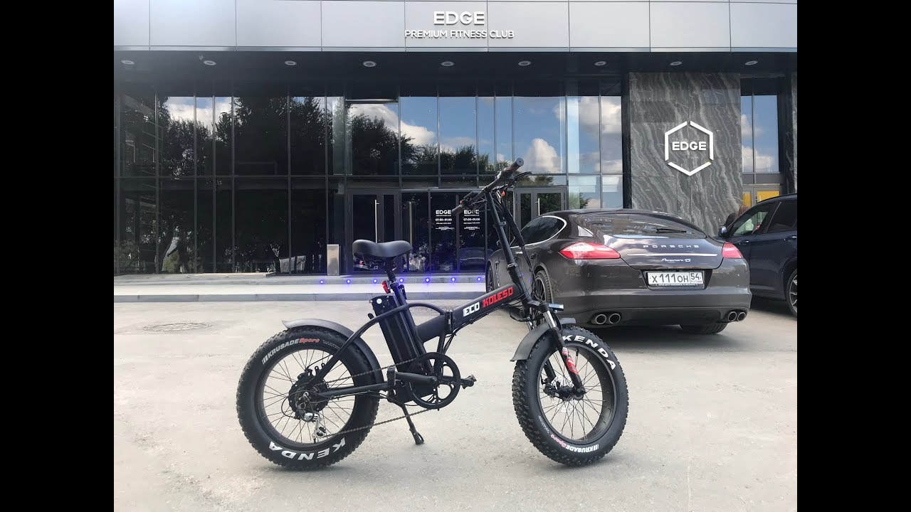 Измеряем запас хода электро фэтбайка Eco Drive V5 без использования педалей. Электровелосипед 2018