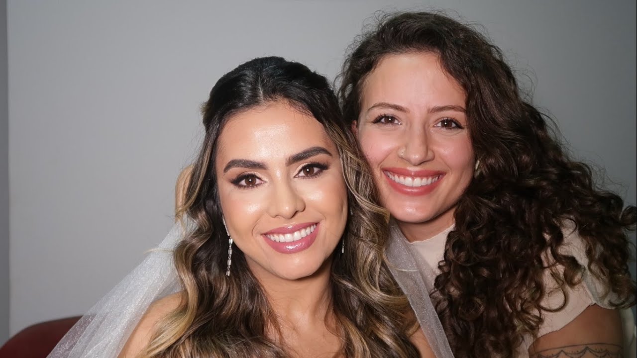 ASMR com produtos e passo a passo maquiagem noiva #carolbilthauer