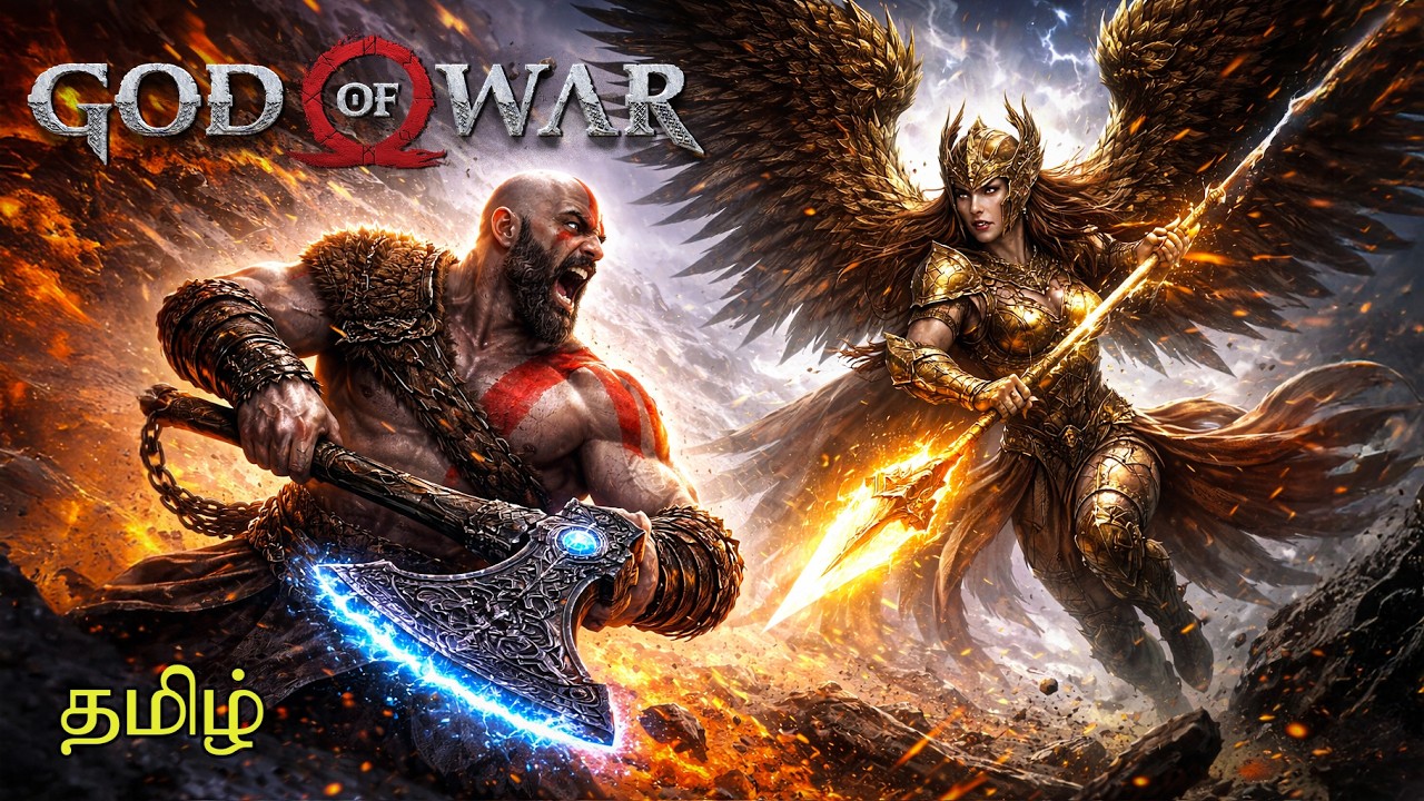இதுதான் Real Challenge 🔥 Kratos Vs Valkyrie Fight | God of War Tamil | PC Live