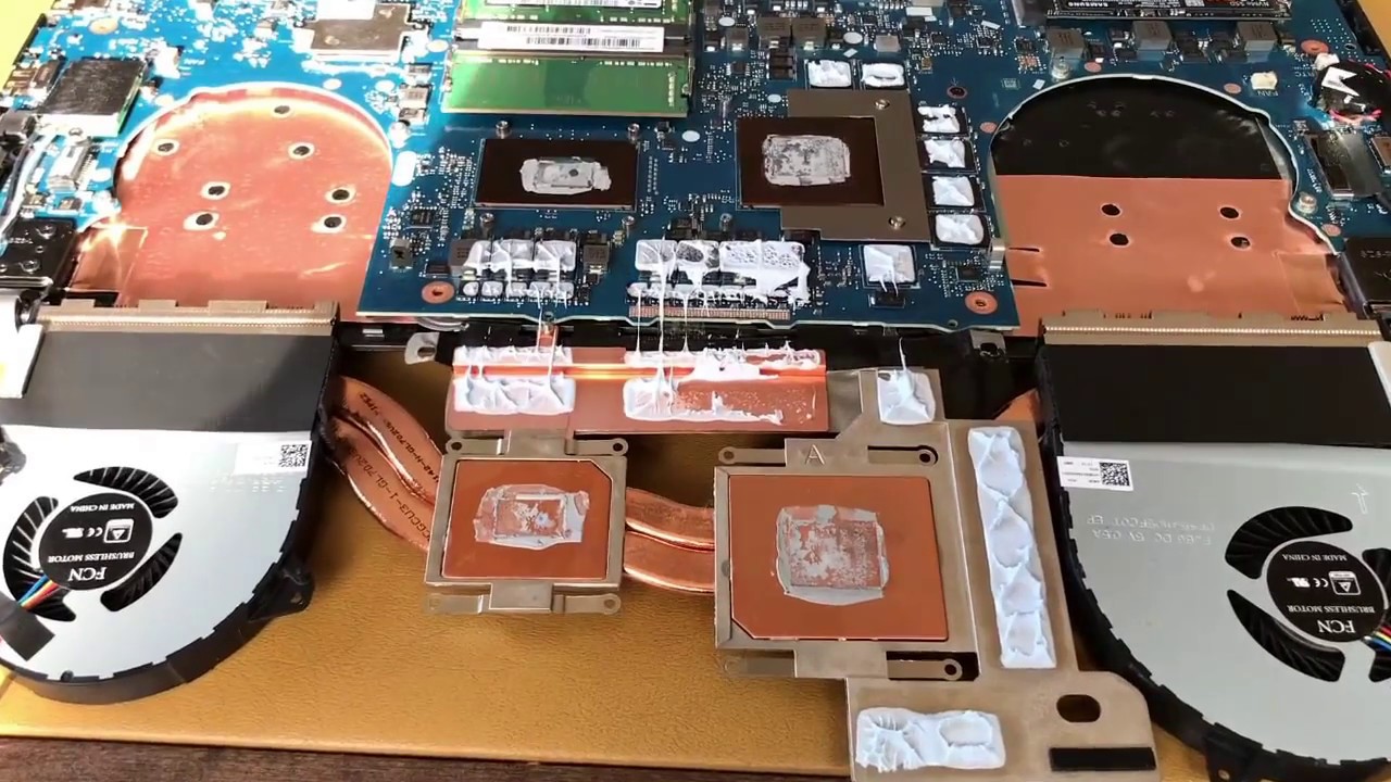 Laptop Liquid Metal Re Paste - Asus ROG GL702VS - and 20-30C Difference! - HEAT FIX