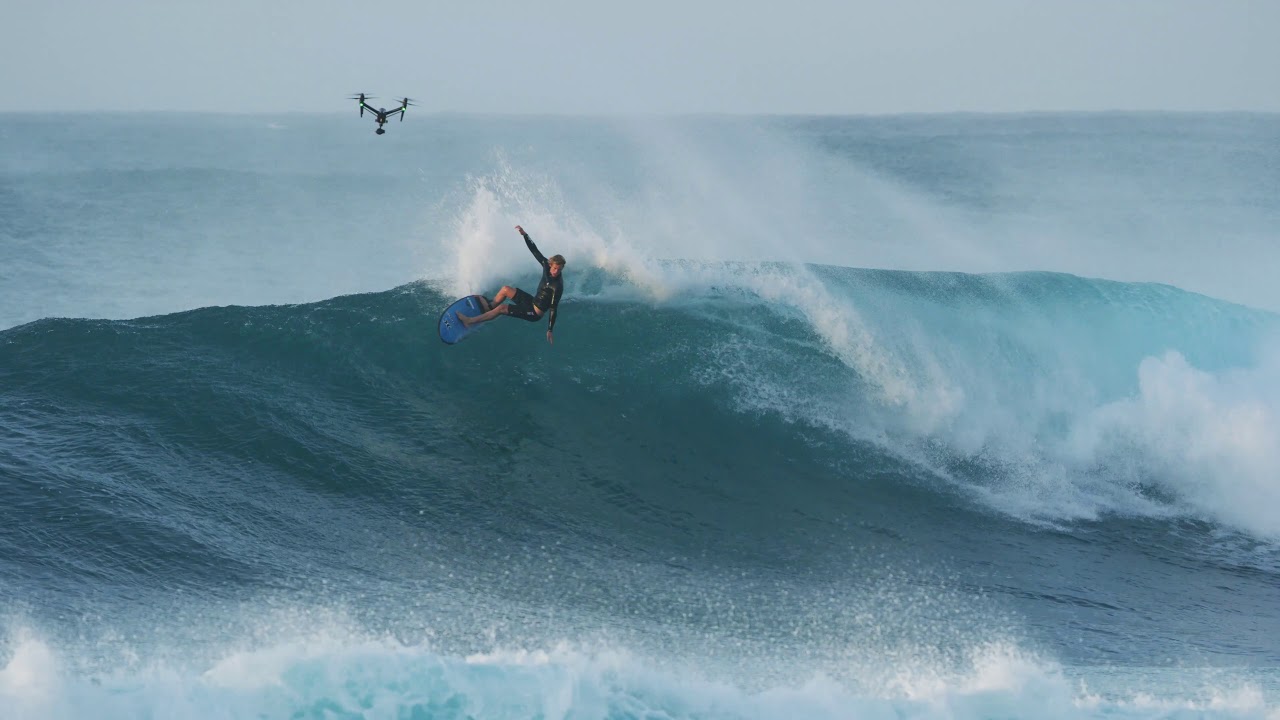 “I just want to go fast” - John John surfing North Shore, Oahu, Winter '17/'18,