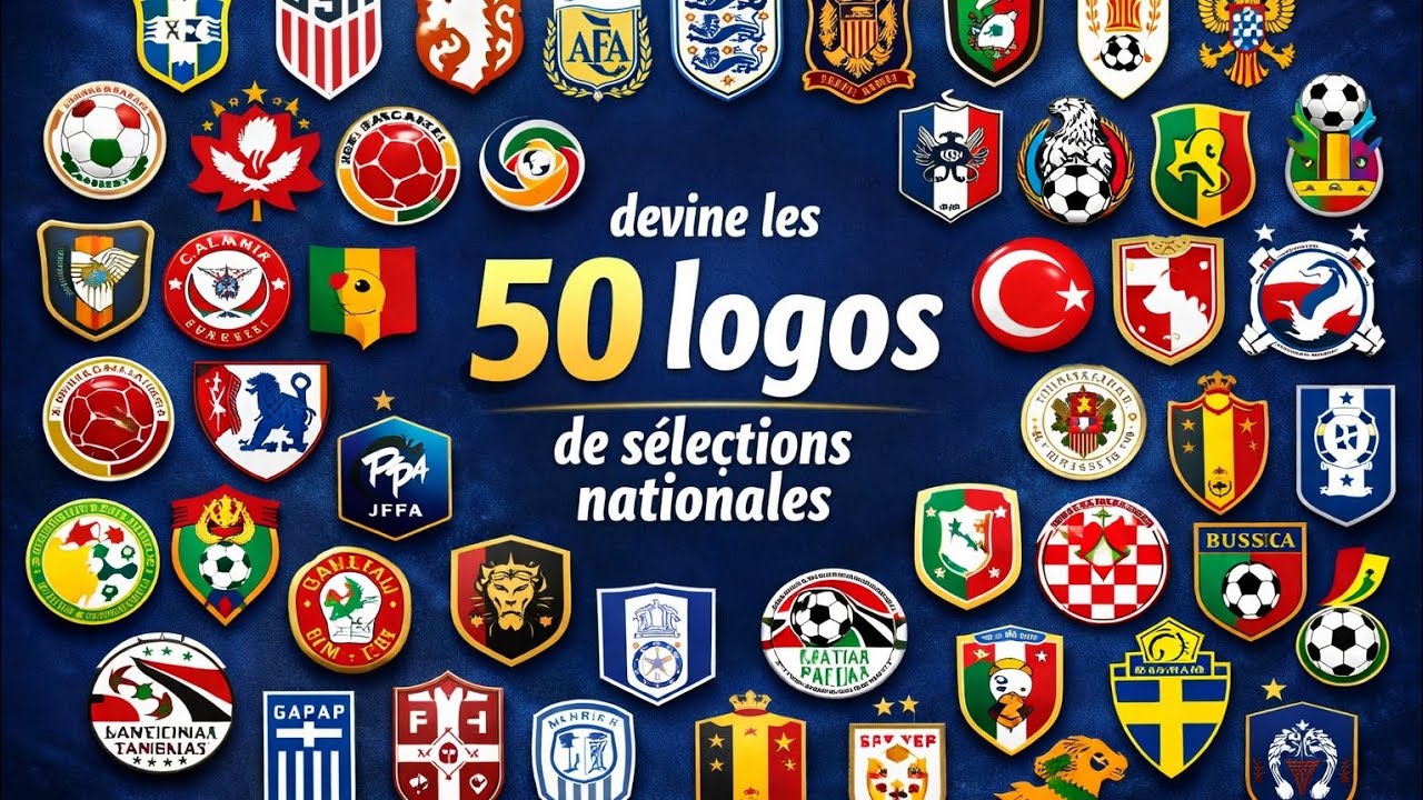 Quiz Devine les 50 logos de sélections nationales en 5 secondes (5 niveaux)