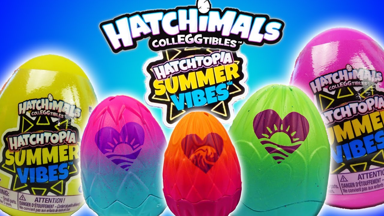 Hatchimals Hatchtopia SUMMER VIBES | New Hatchimals Colleggtibles | Puppy Power Toys