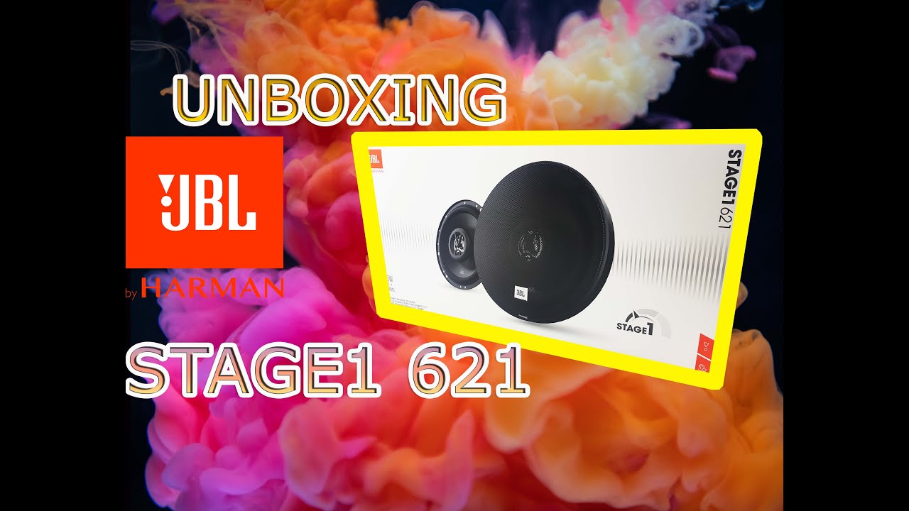 JBL STAGE1 621 unboxing / rozpakowywanie speakers / głośniki