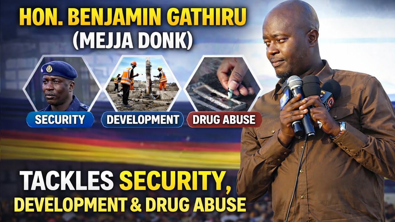 Hon. Benjamin Gathiru (Mejja Donk) at Matopeni Police New Year’s Celebration | Security Talk