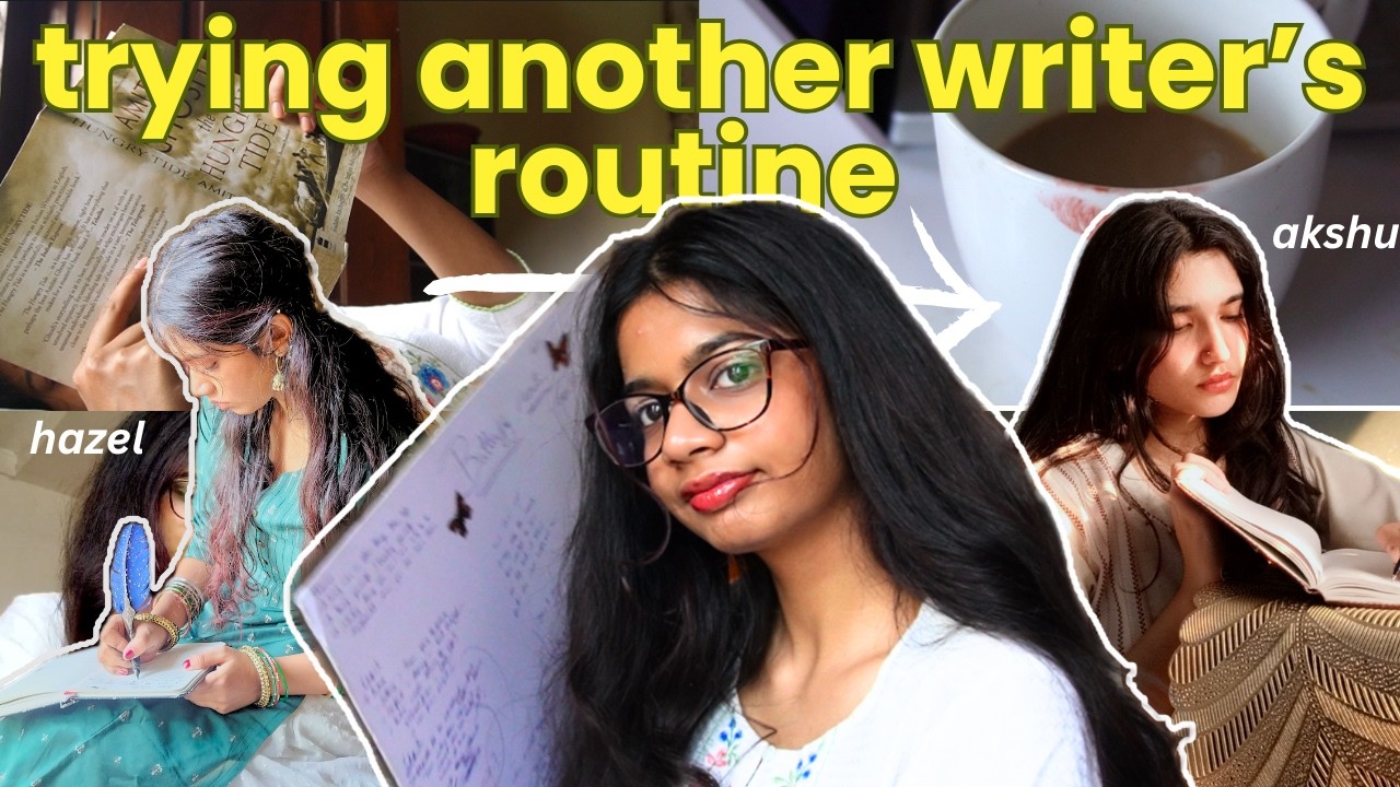 SWAPPING my daily writing routine 🦢🖋️📖 | cozy aesthetic vlog @writtenbyakshu