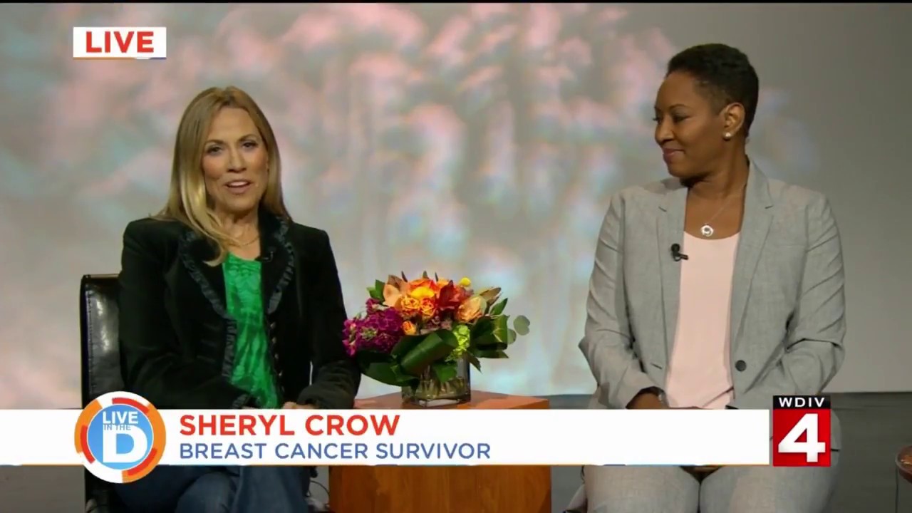 Sheryl Crow & Dr. Albright on tv about early detection for breast cancer (26 Sept. 2018)