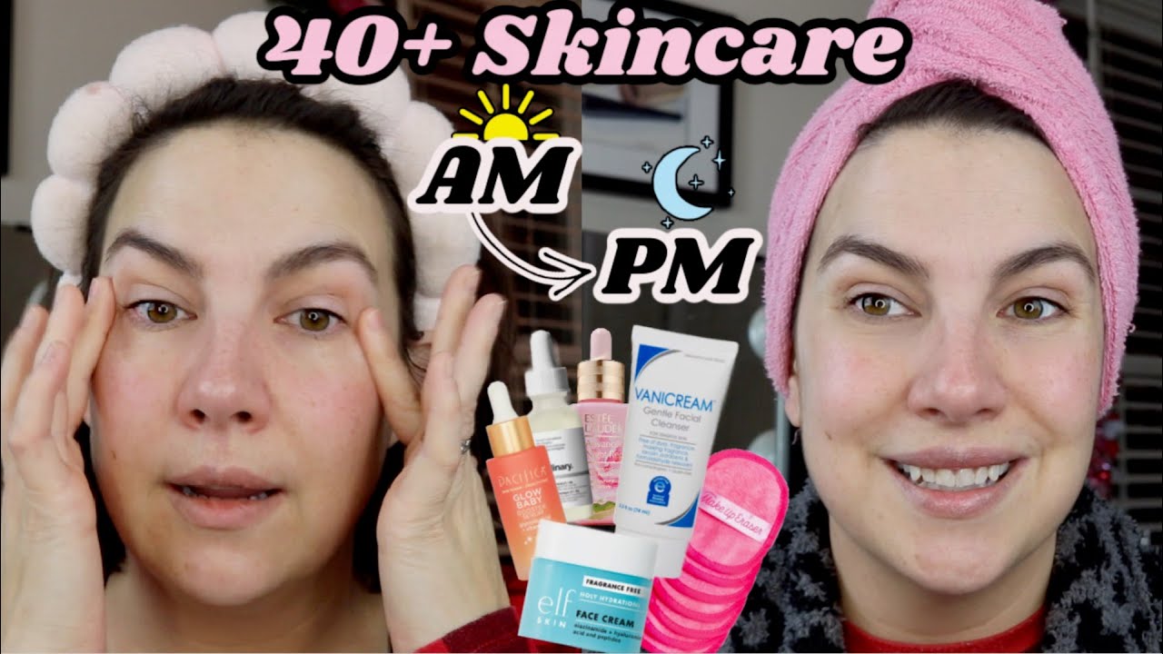 MY 40+ SKINCARE ROUTINE… Long-Term Tested, Mostly Drugstore