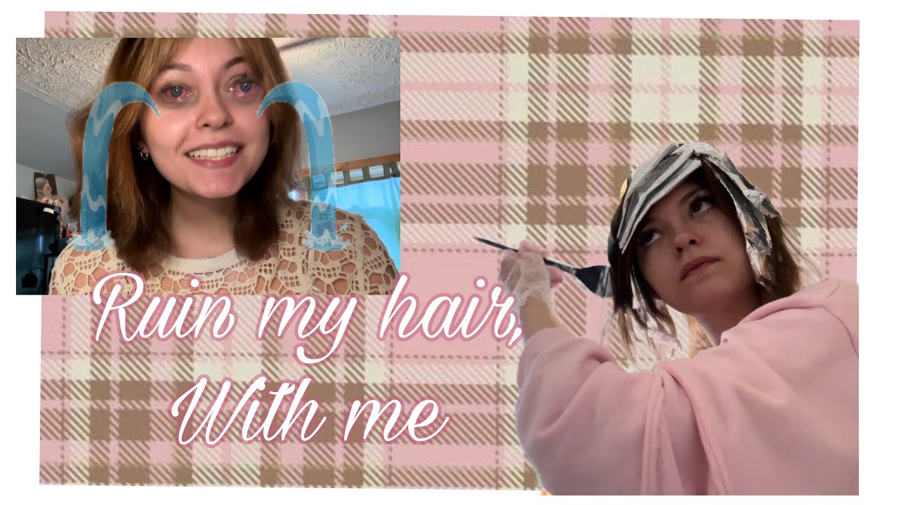 Giving myself foil highlights ( kinda fail) 