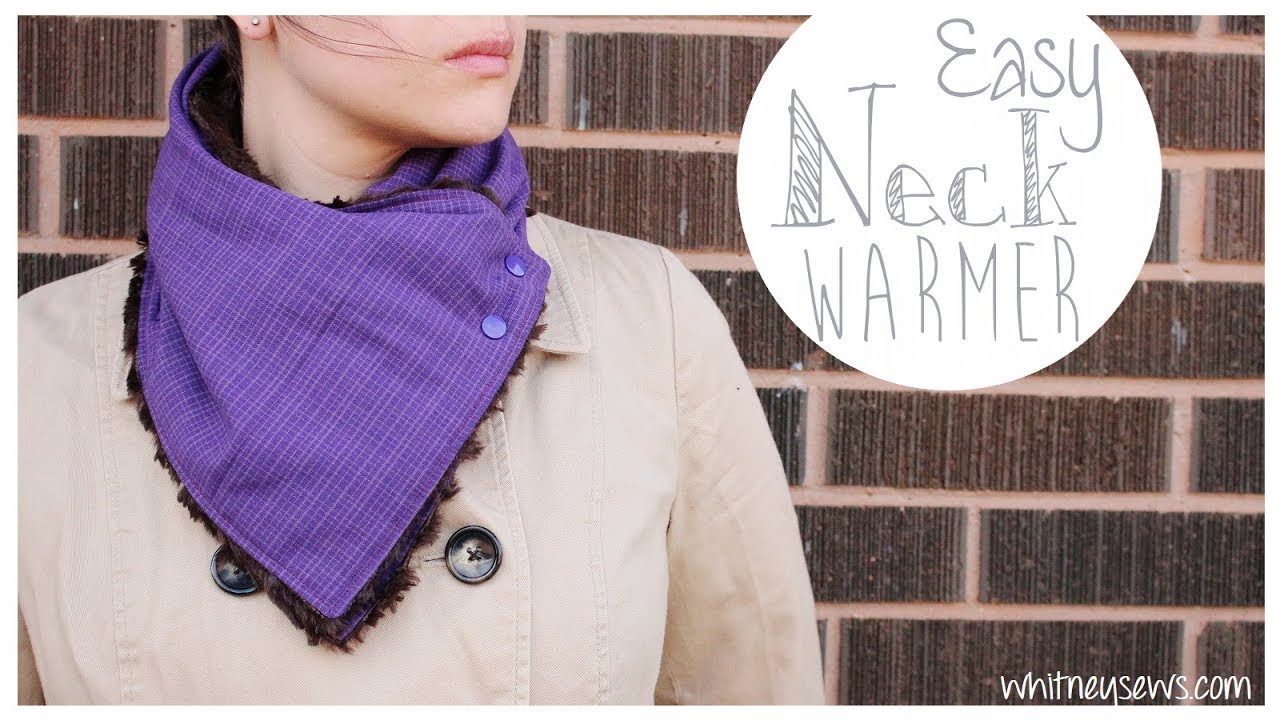 Neck Warmer How to | 30 Minute EASY DIY | Whitney Sews
