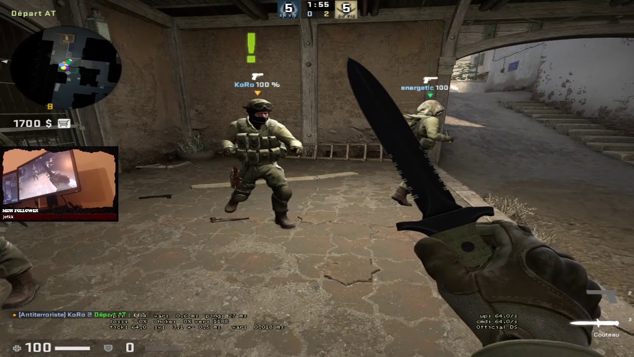 Csgo MM Trust factor down because stream twitch FR 2