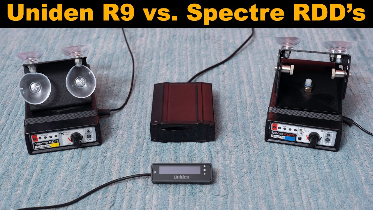 Uniden R9/R9w Spectre Testing