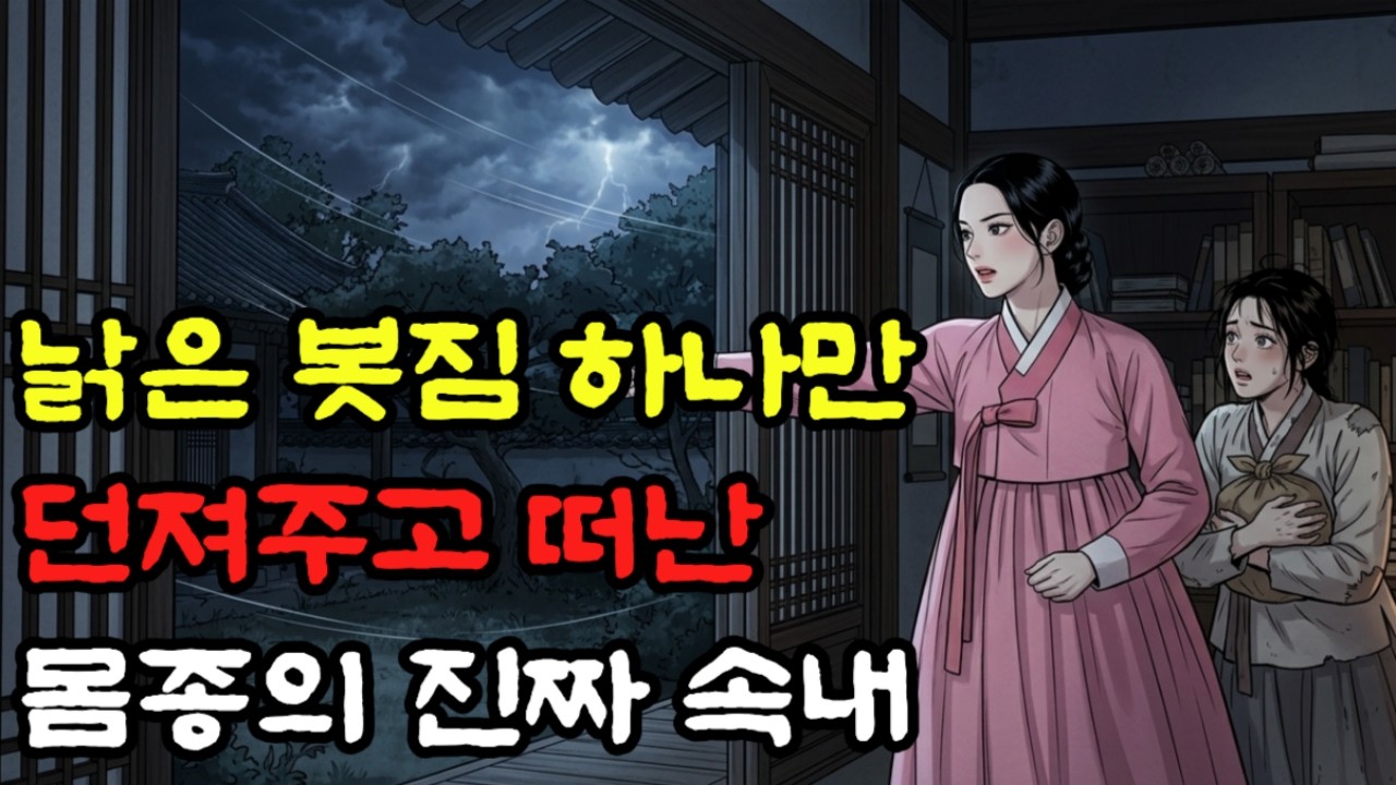 역적으로 몰린 양반댁에게 낡은 봇짐 하나만 던져주고 떠난 몸종의 진짜 속내 | 설화 | 야담 | 민담 | 전설 | 옛날이야기 | 수면동화 | 만담 | 사연 | 오디오북 |