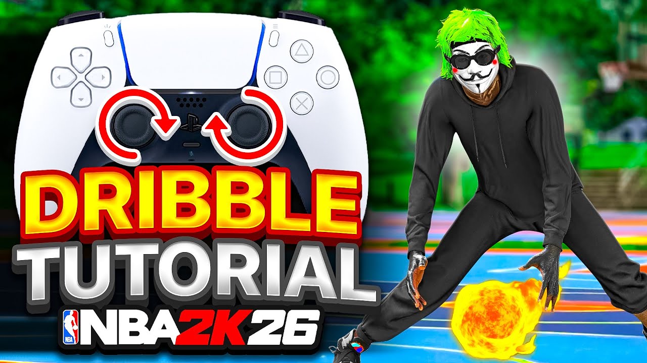 HOW TO DRIBBLE ON NBA 2K26! (BEST DRIBBLE TUTORIAL) #1 FASTEST DRIBBLE MOVES W/ HANDCAM