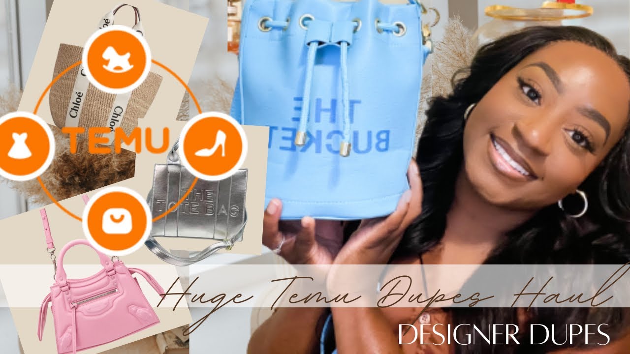 HUGE TEMU Haul | More Designer Dupes on Temu | The Bucket Bag