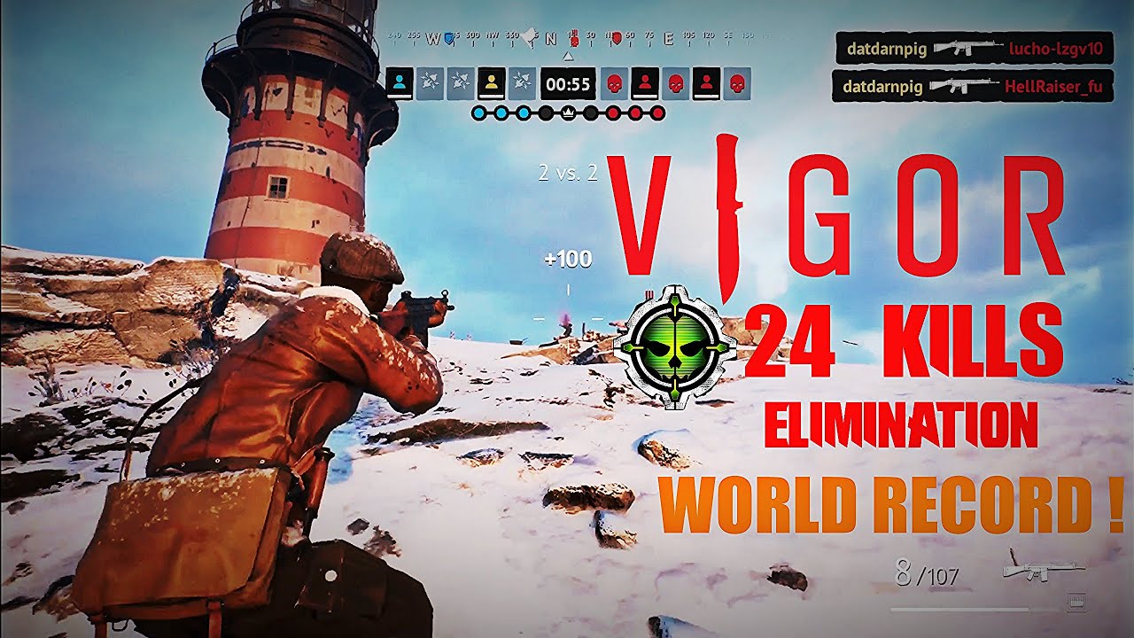 Vigor Elimination: WORLD RECORD 24 KILLS, including 3 aces! - Full Game
