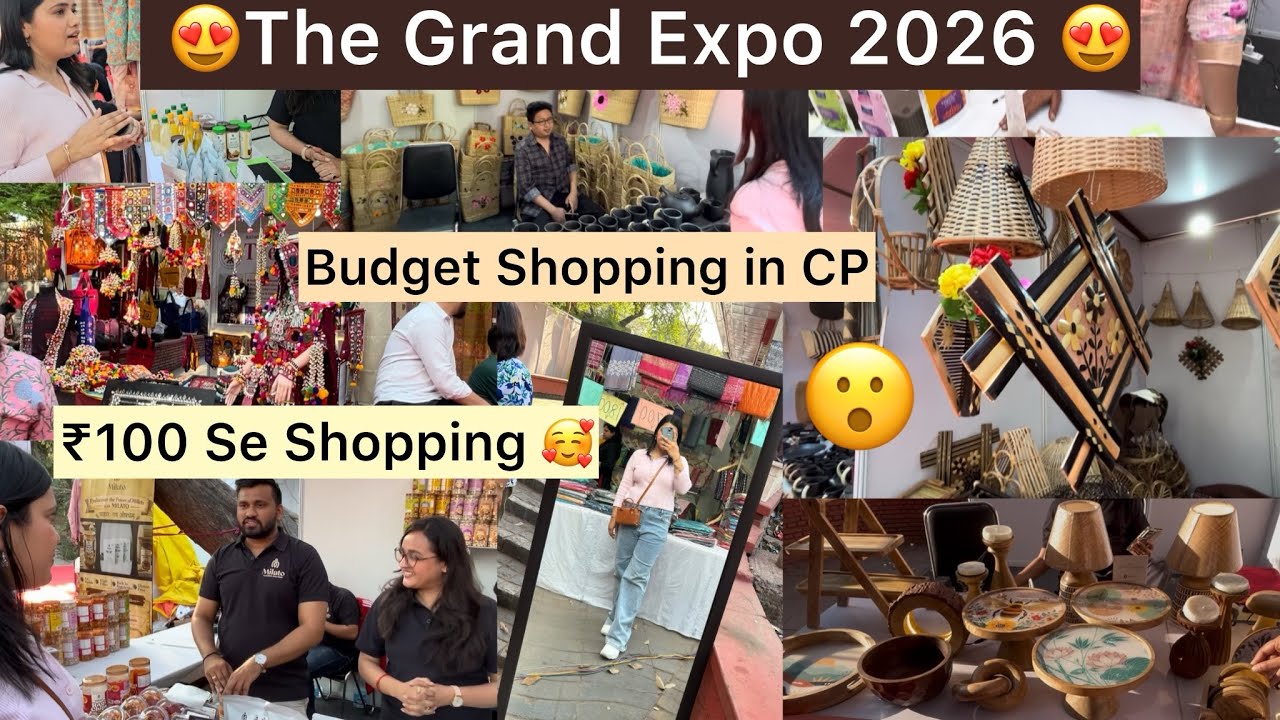 CP Exhibition 2026😍| Budget Shopping in Connaught Place,Delhi| Grand Expo Full Tour| CP Market Vlog