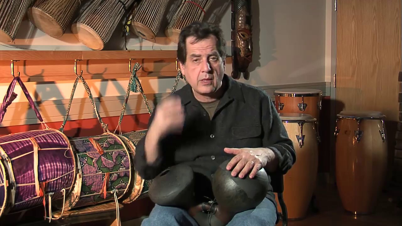 Jamey Haddad. Udu drum demo segment