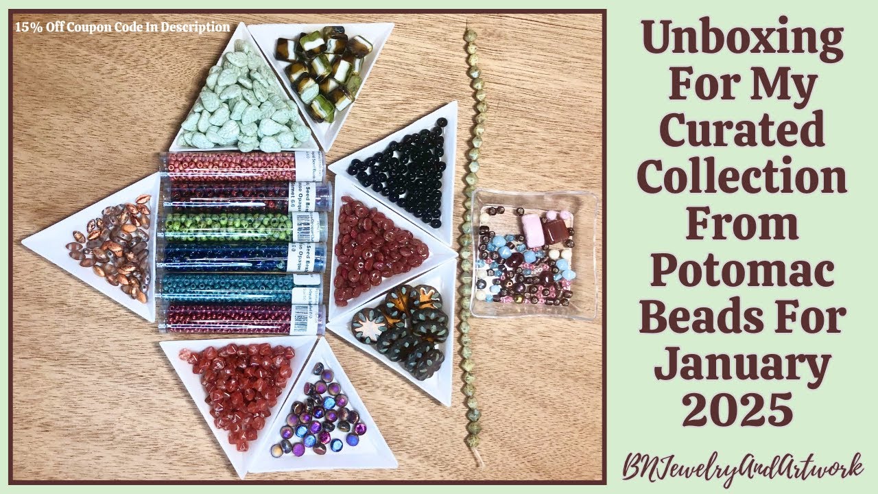 Распаковка фирменной коллекции Potomac Beads, которая поступит в продажу в январе 2025 года #буси...