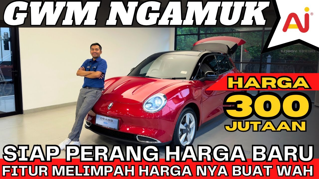 GWM ORA 3‼️ FITUR RETRO FUTURISTIK NIK 2025 DISKON TEMBUS PULUHAN JUTA‼️ REVIEW GWM ORA 3 TERBARU‼️