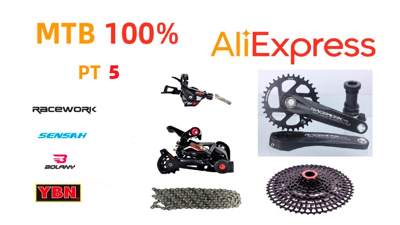 MTB Full Aliexpress, parte 5 transmisión (bolany, sensah, racework, ybn)