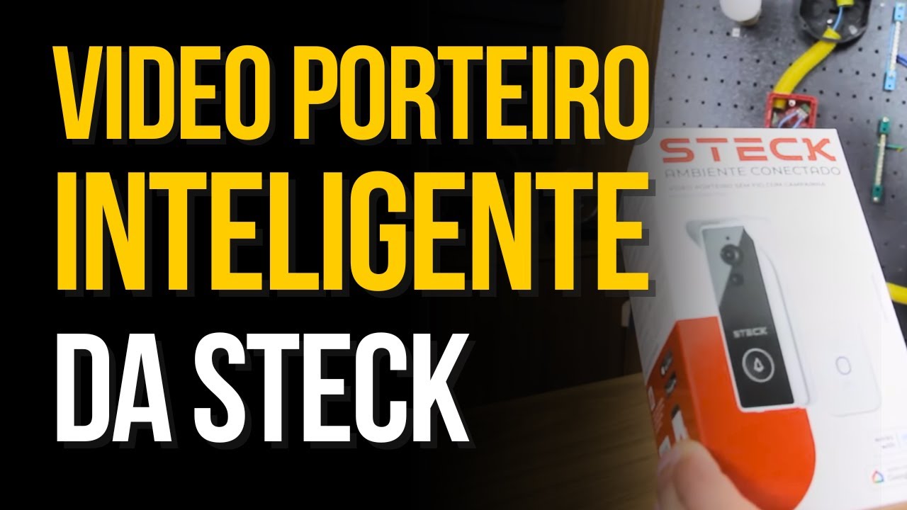 Como instalar e configurar o v&iacute;deo porteiro inteligente da Steck?