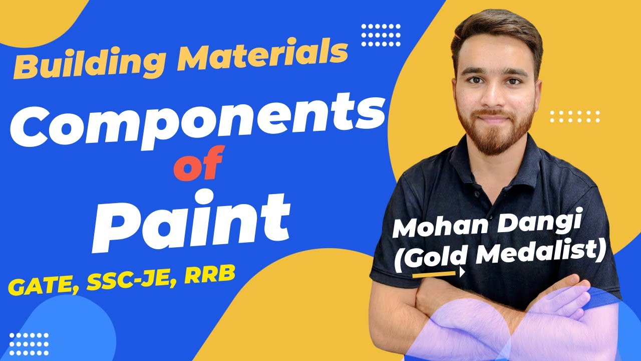 Paints | Paint Components | Building Materials | Civil Engineering | Mohan Dangi