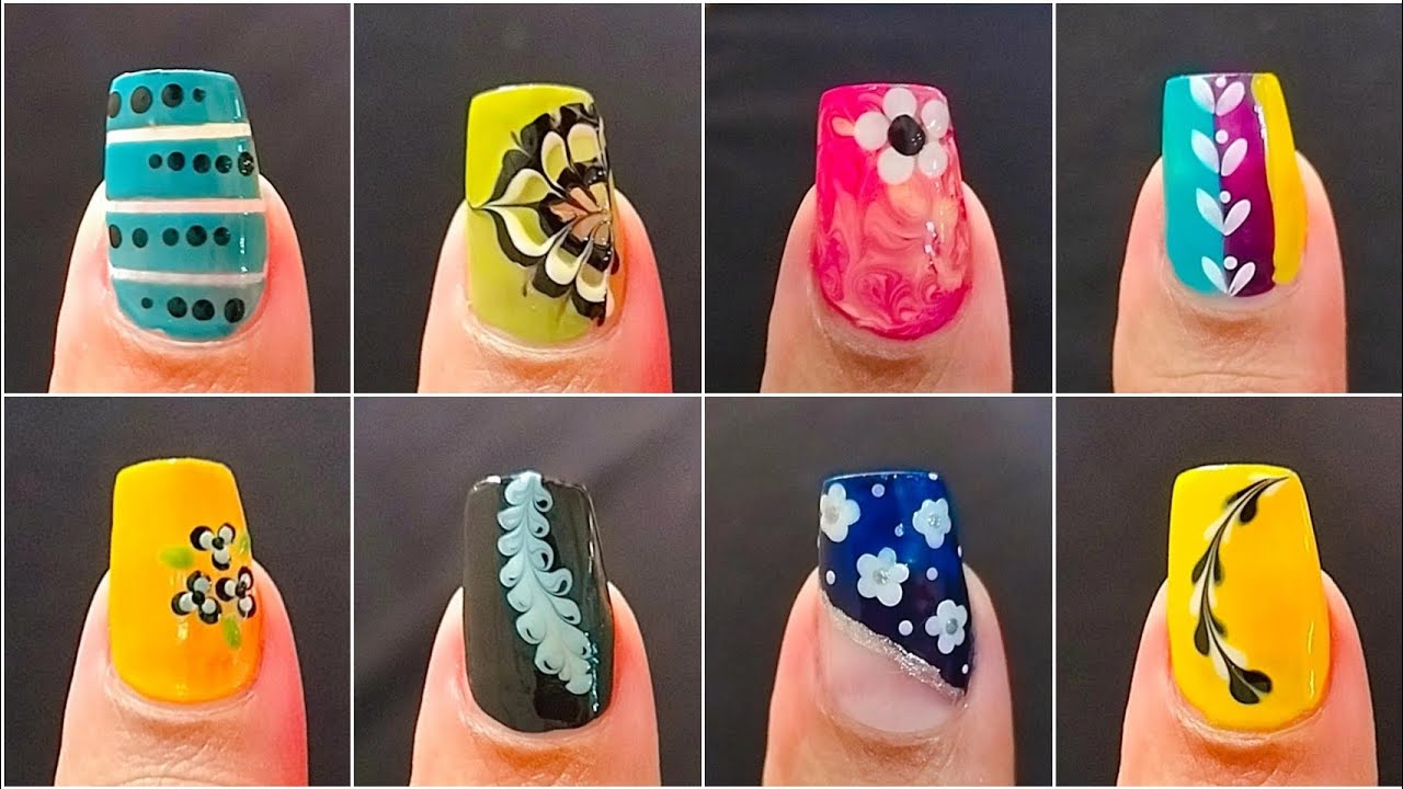 20 +Easy Nailart Designs for beginners || Nailart Designs at home || Nailart Designs 2025