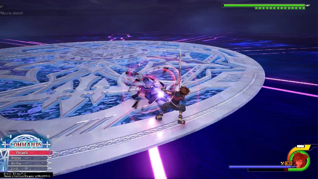 Riku Replica data battle Proud mode KH3 (first try)