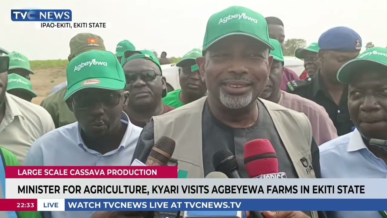 Minister Of Agriculture, Kyari Visits Agbeyewa Farms In Ekiti State