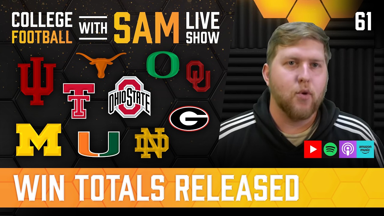 Win Totals Released! | Top 5 Big Ten Questions | Big Ten & SEC Breakout Teams | Top 3 HC Deep Dive