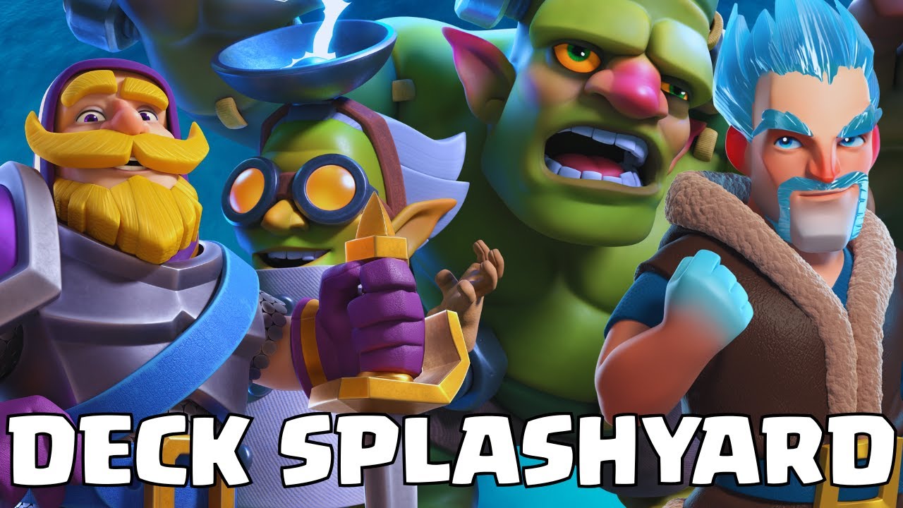 😮 ESSE É O MELHOR DECK DE CEMITÉRIO DO JOGO! SPLASHYARD ESTÁ DE VOLTA! - Clash Royale