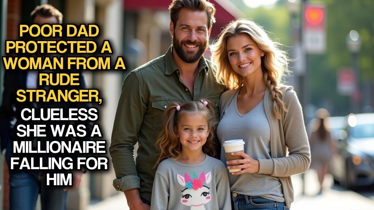 Poor Dad Protected A Woman From A Rude Stranger, Clueless She Was A Millionaire Falling For Him