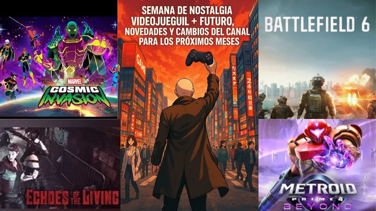 Cambios del canal para los próximos meses + Juegos con nostalgia noventera y lo de Metroid 4...