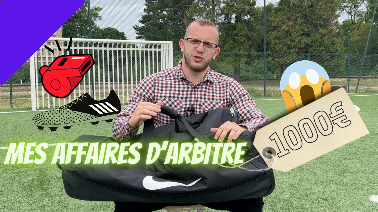 Mes équipements d'arbitre de foot (Jeune Arbitre de Ligue) ⚽️