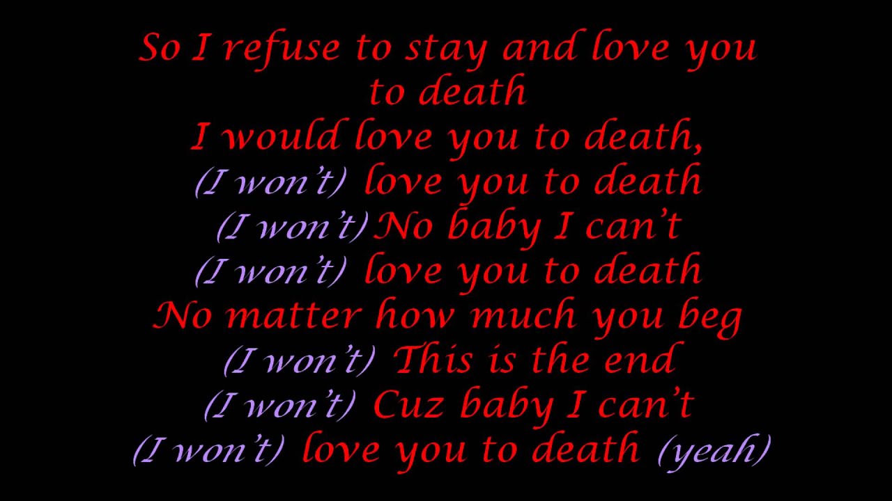 Claude Kelly - Love You To Death [lyrics]