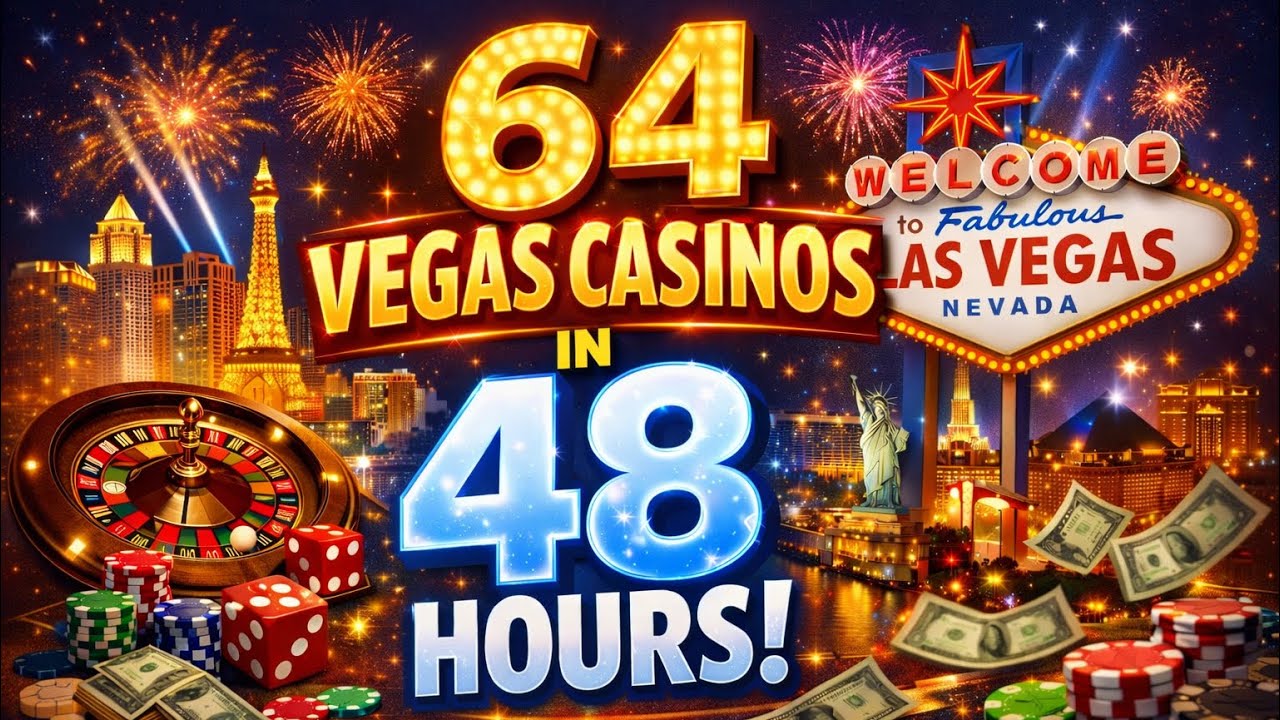 64 Vegas casinos in less than 48 hours!