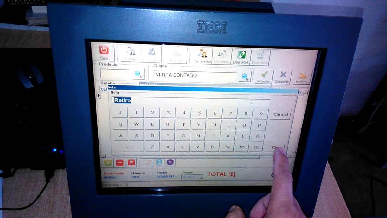 FFact Lite en terminal IBM Sures POS 4840