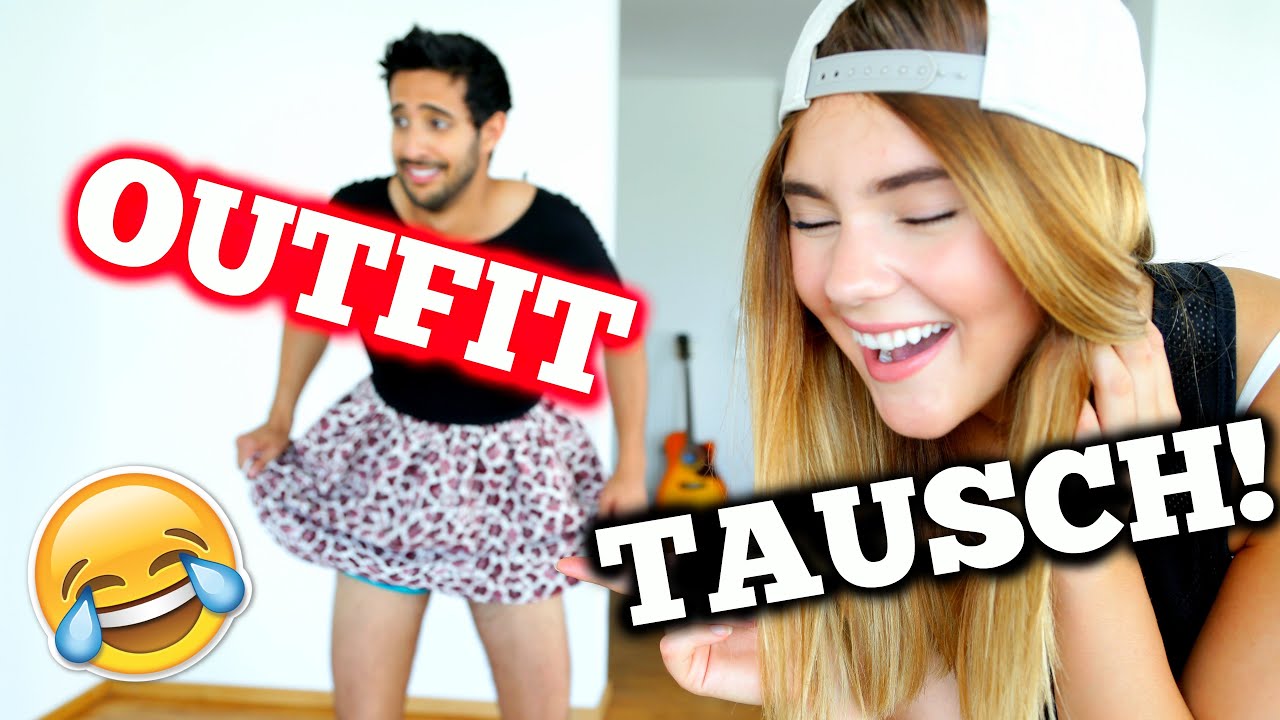 OUTFIT TAUSCH CHALLENGE mit Stefanie Giesinger! 👗😂