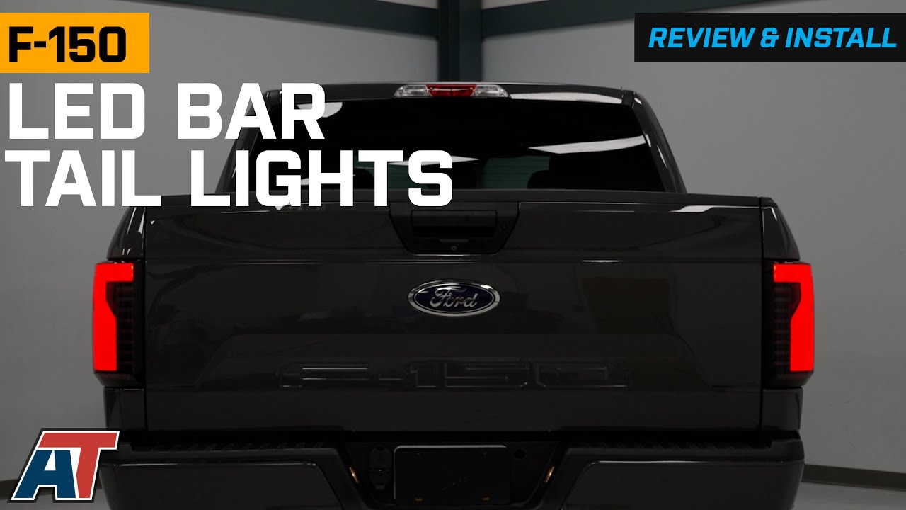 2018-2020 F-150 Sequential Turn Signal Animated Red LED Bar Tail Lights Review & Install