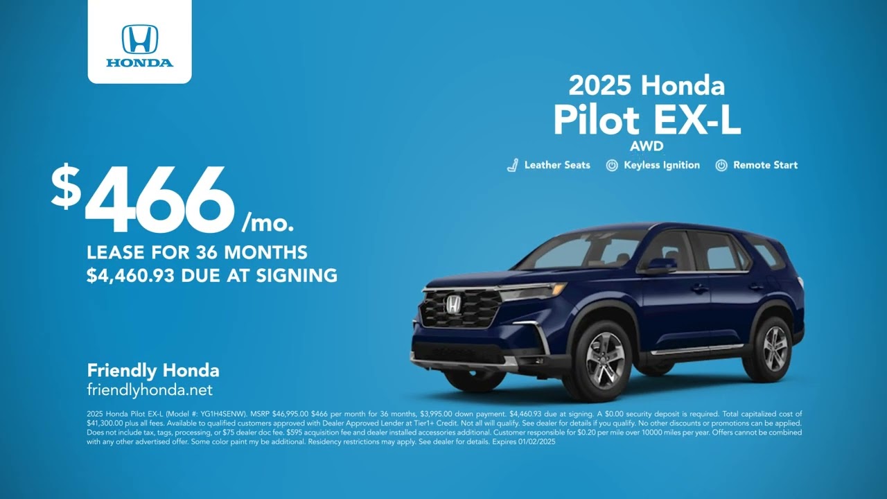 Honda Pilot 12/02/2024 4629207