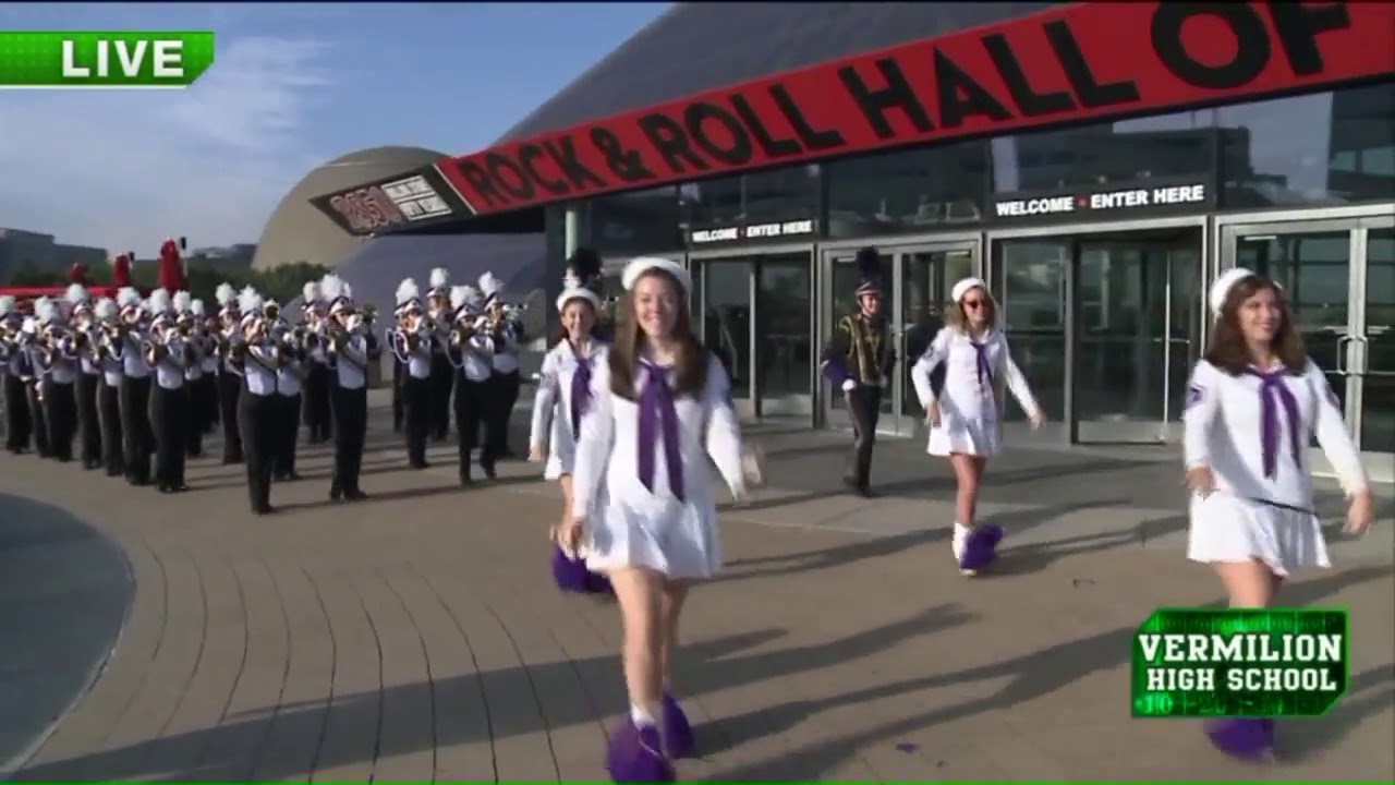 2017- 2018 Vermilion High School Marching Band - Fight Song closing - Fox News